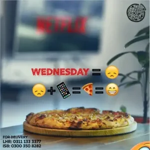 "Pizza shop social media design by Hazara Digitals